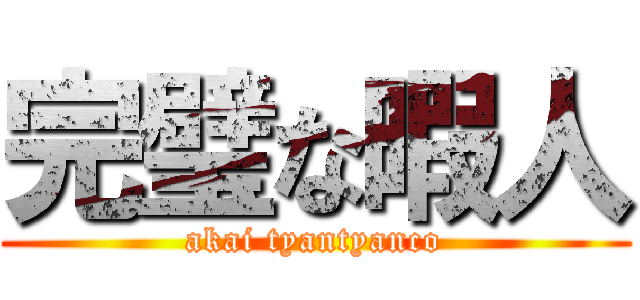 完璧な暇人 (akai tyantyanco)