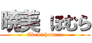 暁美 ほむら (Akemi homura)