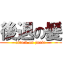 後退の髪 (attack on junki)