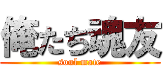 俺たち魂友 (soul mate)