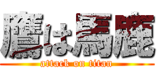 鷹は馬鹿 (attack on titan)