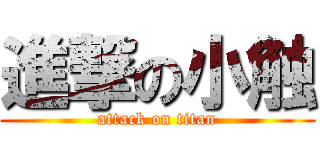 進撃の小触 (attack on titan)