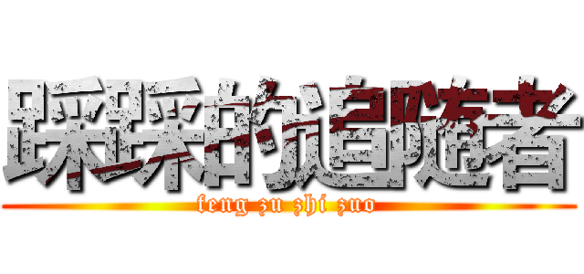 踩踩的追随者 (feng zu zhi zuo)