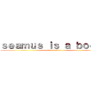 ｓｅａｍｕｓ ｉｓ ａ ｂｏｏｔｙ (rising action\)