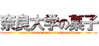 奈良大学の菓子 (confections of nara university)