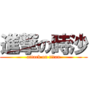 進撃の時沙 (attack on titan)