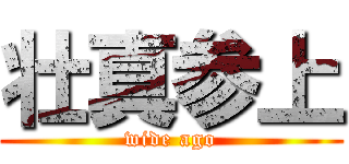 壮真参上 (wide ago)