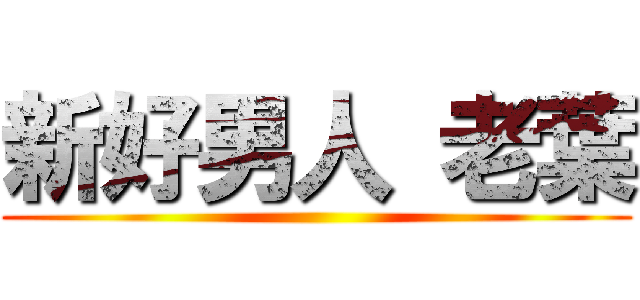 新好男人 老葉 ()