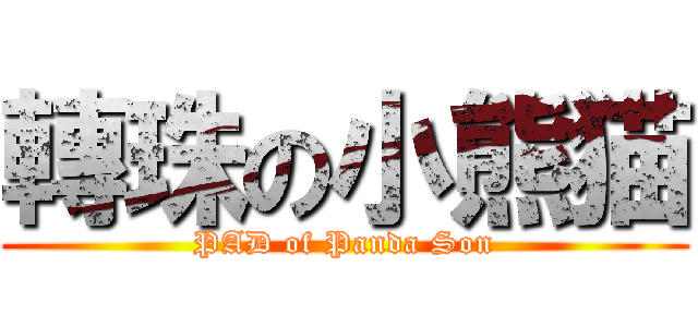 轉珠の小熊猫 (PAD of Panda Son)