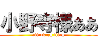 小野寺様ああ (attack on titan)