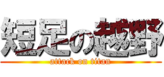 短足の越野 (attack on titan)