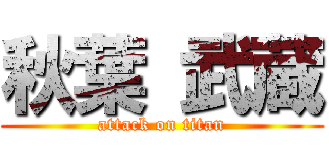 秋葉 武蔵 (attack on titan)