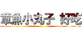 章魚小丸子 好吃 ()