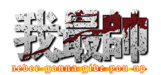 我最帥 (never gonna give you up)