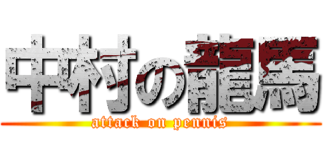中村の龍馬 (attack on pennis)