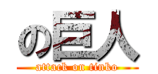 の巨人 (attack on tinko)