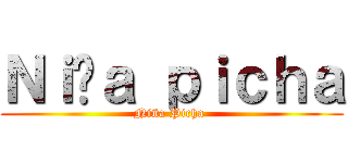 Ｎｉñａ ｐｉｃｈａ (Niña Picha )