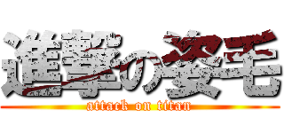 進撃の姿毛 (attack on titan)