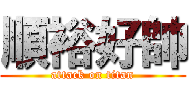順裕好帥 (attack on titan)