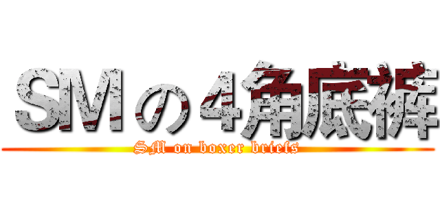 ＳＭ の４角底裤 (SM on boxer briefs)