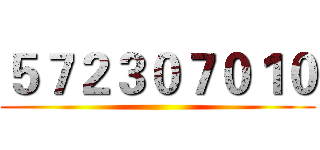 ５７２３０７０１０ ()