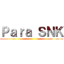 Ｐａｒａ ＳＮＫ ()