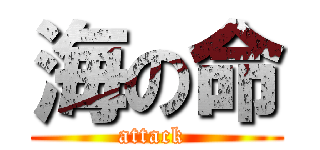 海の命 (attack )