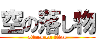 空の落し物 (attack on titan)