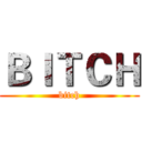 ＢＩＴＣＨ (bitch)