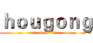 ｈｏｕｇｏｎｇ (attack on titan)