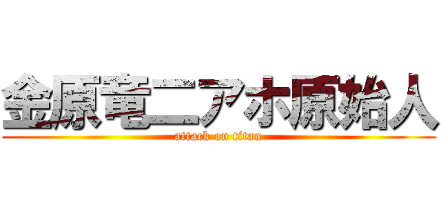 金原竜二アホ原始人 (attack on titan)