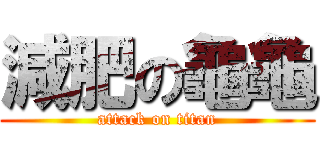減肥の龜龜 (attack on titan)