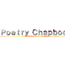 Ｐｏｅｔｒｙ Ｃｈａｐｂｏｏｋ (Catherine Fan 7-6)