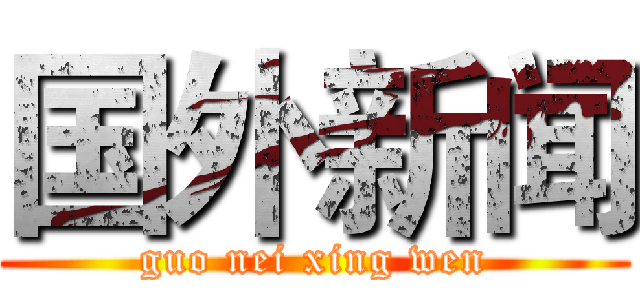 国外新闻 (guo nei xing wen)