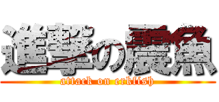 進撃の震魚 (attack on erkfish)