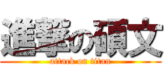 進撃の碩文 (attack on titan)