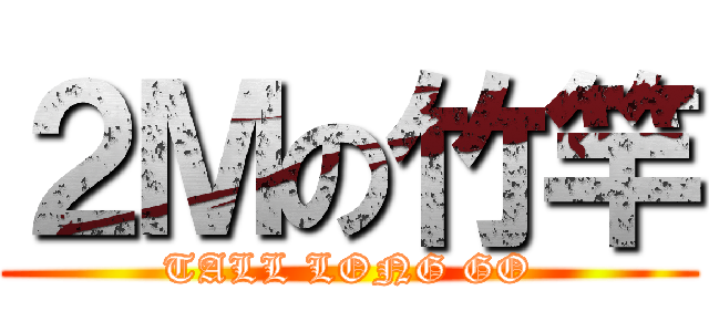 ２Ｍの竹竿 (TALL LONG GO)