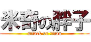 米奇の胖子 (attack on titan)