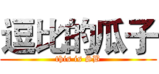 逗比的瓜子 (this is SB)