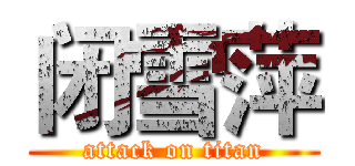 闭雪萍 (attack on titan)