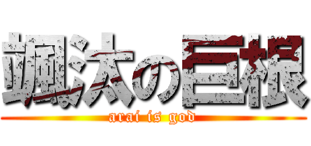 颯汰の巨根 (arai is god)