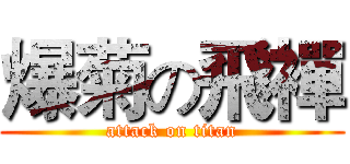 爆菊の飛襌 (attack on titan)
