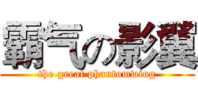 霸气の影翼 (the great phantomwing)