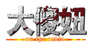 大傻妞 (on the radio)