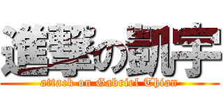 進撃の凱宇 (attack on Gabriel Thian)