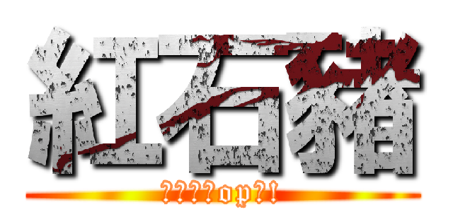 紅石豬 (有溫柔的op喔!)