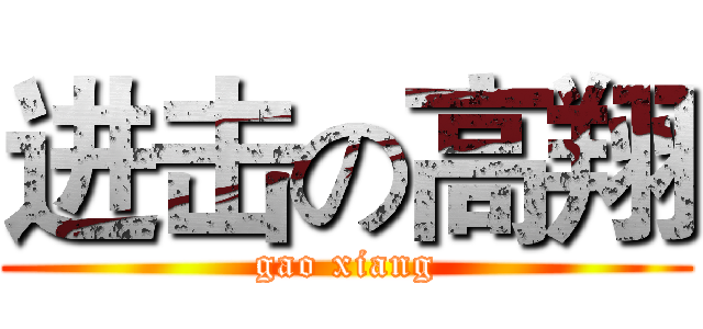 进击の高翔 (gao xiang)