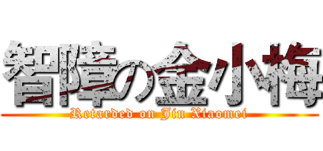 智障の金小梅 (Retarded on Jin Xiaomei)