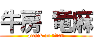 牛房 竜麻 (attack on titan)
