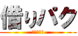 借りパク (返す訳ない)